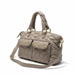 Miu Miu - Quilted Leather Shoulder Bag Dual Front Pouch